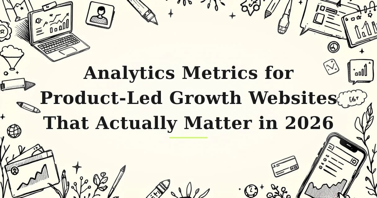 Featured image for: Analytics Metrics for Product-Led Growth Websites That Actually Matter in 2026