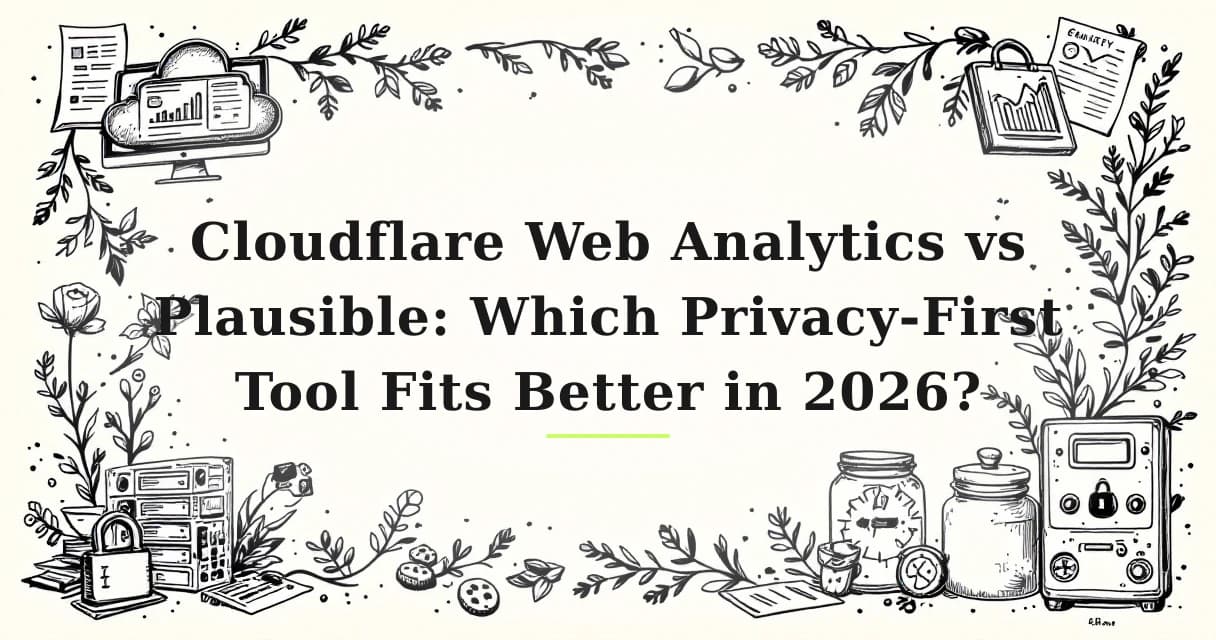 Featured image for: Cloudflare Web Analytics vs Plausible: Which Privacy-First Tool Fits Better in 2026?