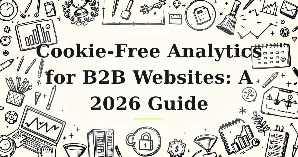 Featured image for: Cookie-Free Analytics for B2B Websites: A 2026 Guide