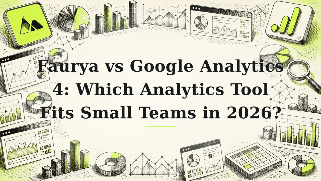 Featured image for: Faurya vs Google Analytics 4: Which Analytics Tool Fits Small Teams in 2026?