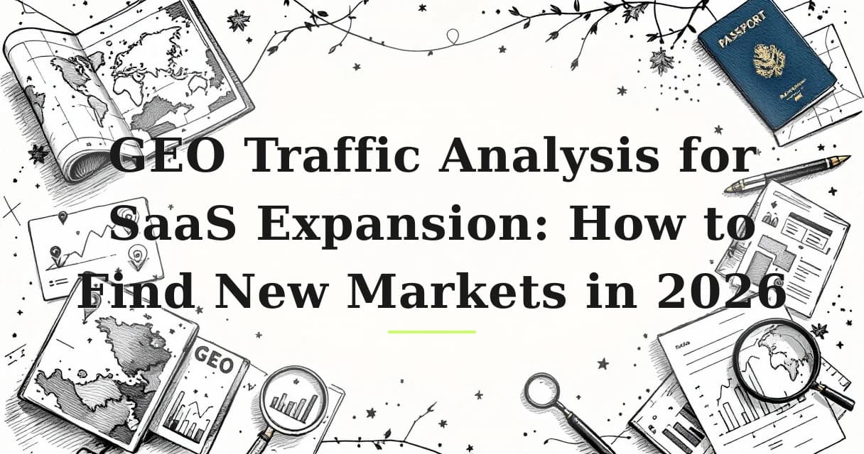 Featured image for: GEO Traffic Analysis for SaaS Expansion: How to Find New Markets in 2026