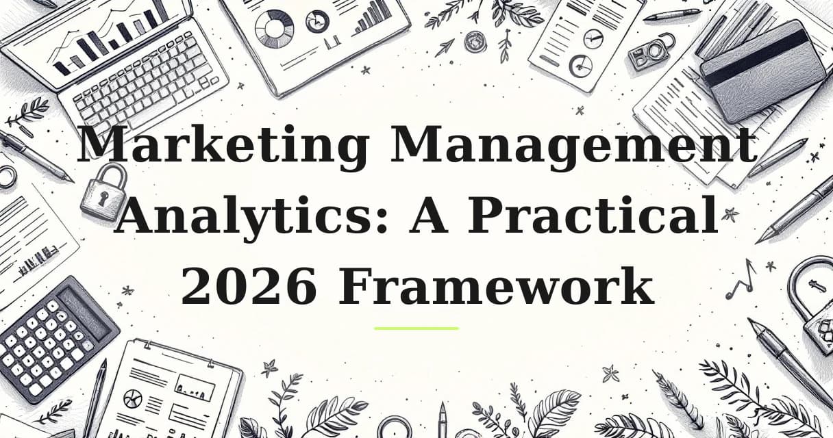 Featured image for: Marketing Management Analytics: A Practical 2026 Framework