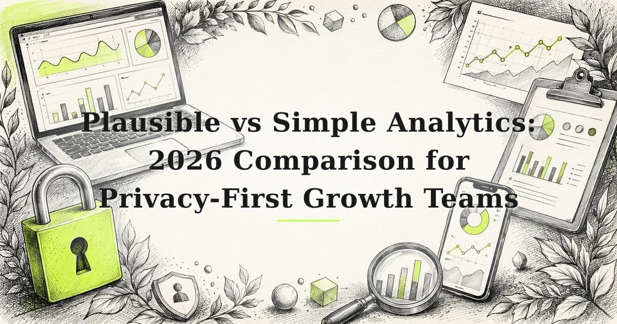 Featured image for: Plausible vs Simple Analytics: 2026 Comparison for Privacy-First Growth Teams