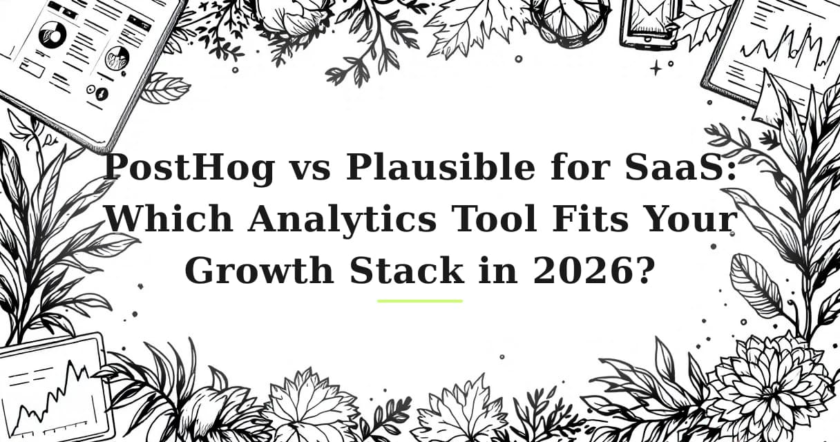Featured image for: PostHog vs Plausible for SaaS: Which Analytics Tool Fits Your Growth Stack in 2026?
