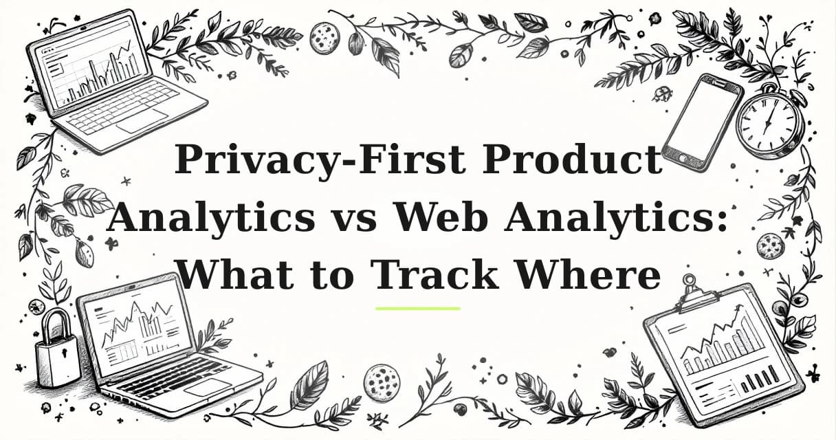 Featured image for: Privacy-First Product Analytics vs Web Analytics: What to Track Where