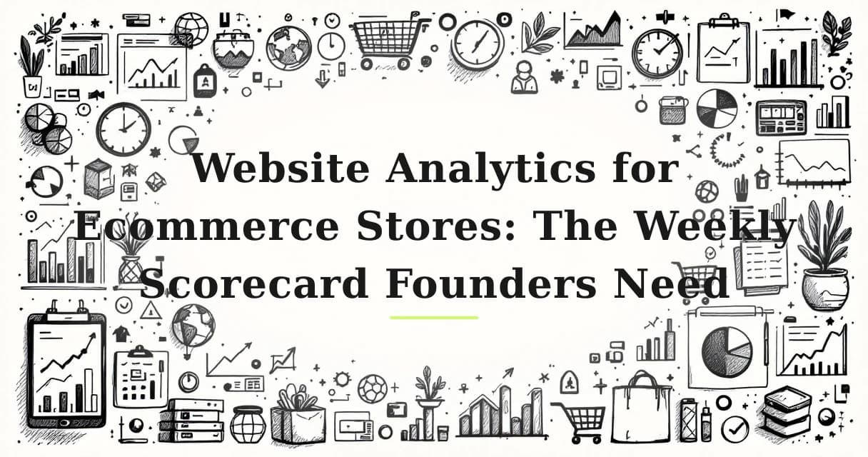Featured image for: Website Analytics for Ecommerce Stores: The Weekly Scorecard Founders Need