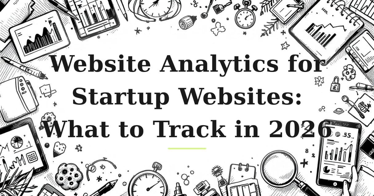 Featured image for: Website Analytics for Startup Websites: What to Track in 2026
